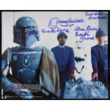 STAR WARS - EMPIRE STRIKES BACK - BOBA FETT MULTI-SIGNED OFFICIAL PIX