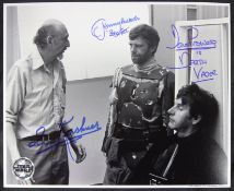 STAR WARS - OFFICIAL PIX EMPIRE PHOTO SIGNED X3 PROWSE, BULLOCH ETC