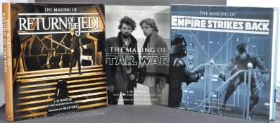 STAR WARS - THE MAKING OF - SET OF THREE HARDCOVER BOOKS