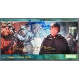 STAR WARS - ROTJ - BARRY ROBERTSON (D.2009) & GERALD HOME SIGNED