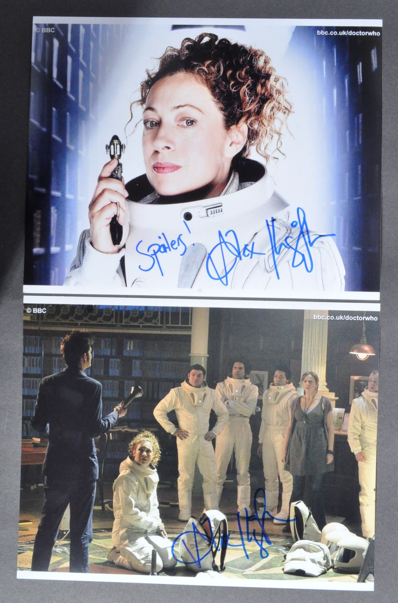 DOCTOR WHO - ALEX KINGSTON (RIVER SONG) - AUTOGRAPHED 8X10S