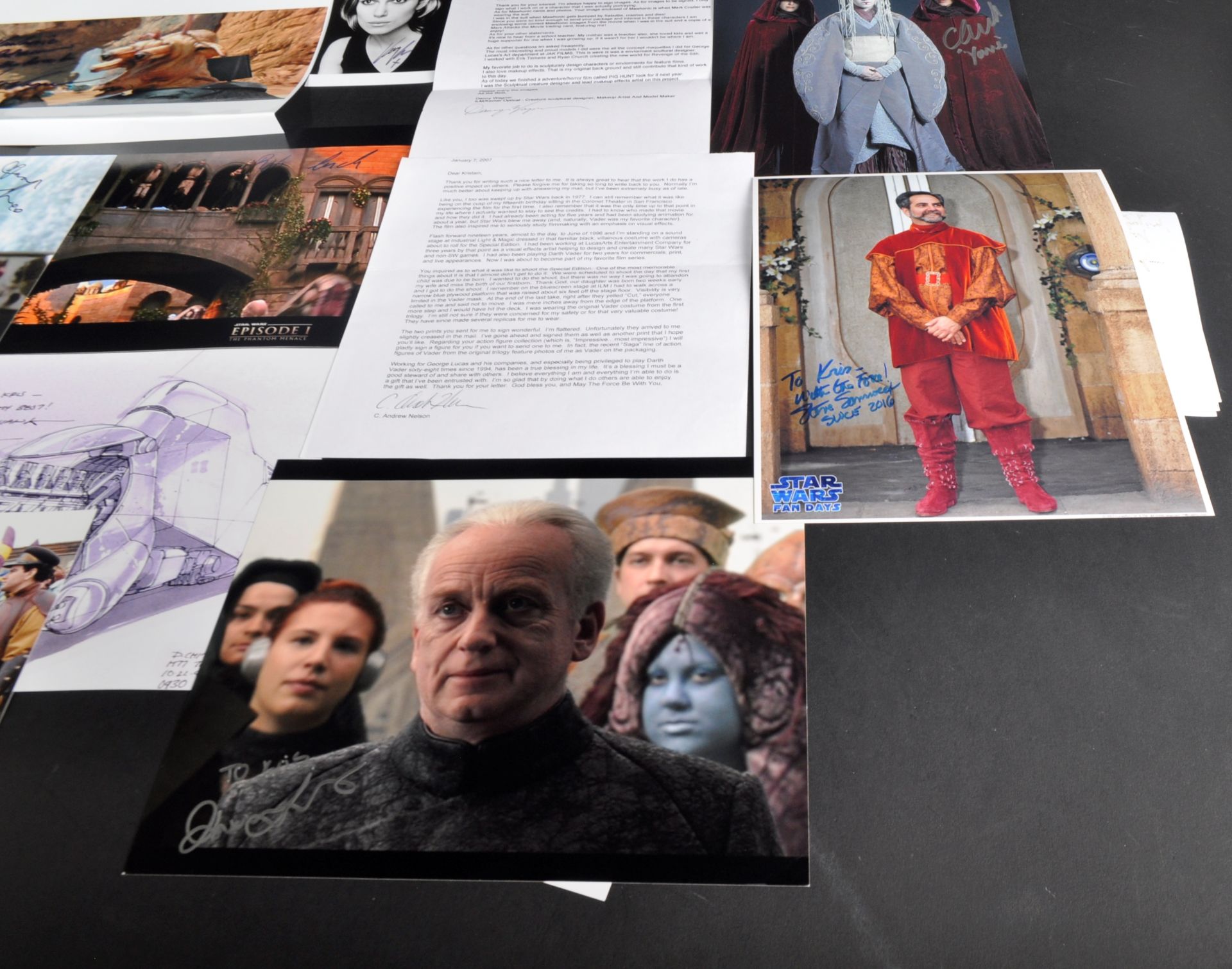 STAR WARS - THE PHANTOM MENACE - COLLECTION OF AUTOGRAPHS - Bild 2 aus 5