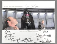 STAR WARS - A NEW HOPE - PROWSE, LEPARMENTIER & JONES SIGNED PHOTO