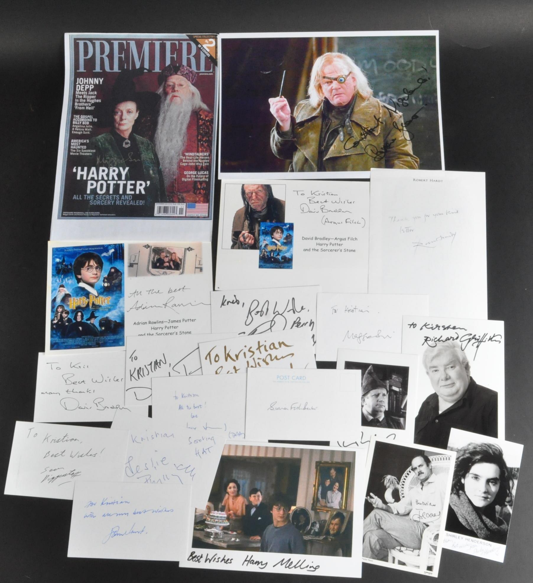 HARRY POTTER - COLLECTION OF AUTOGRAPHS