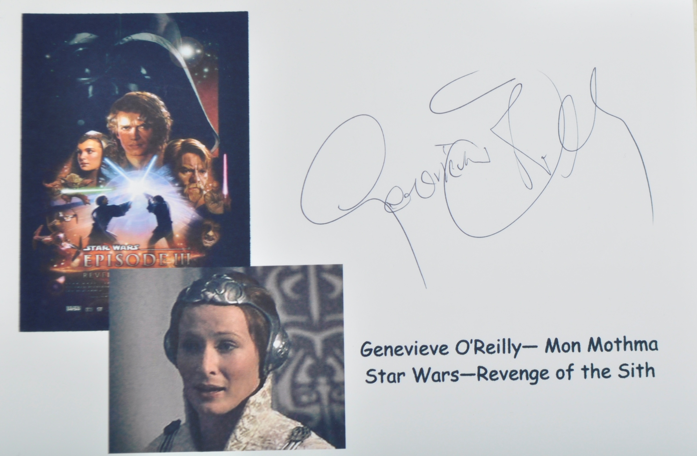 STAR WARS - PREQUEL TRILOGY - VARIOUS CAST / CREW AUTOGRAPHS - Image 4 of 12