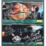 STAR WARS - ROTJ - TOPPS WIDEVISION DUAL SIGNED TRADING CARDS