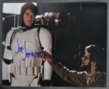 STAR WARS - JOE JOHNSTON (EFFECTS TECHNICIAN) - SIGNED 8X10" PHOTO