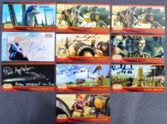 STAR WARS - EPISODE I - TOPPS WIDEVISION AUTOGRAPHED TRADING CARDS