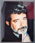 STAR WARS - GEORGE LUCAS - AUTOGRAPHED 8X10" PHOTO - ACOA CERTIFICATE