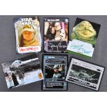 STAR WARS - COLLECTION OF SIGNED OFFICIAL TRADING CARDS