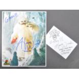 STAR WARS - HOWIE WEED - WAMPA - OFFICIAL PIX SIGNED PHOTO & SKETCH