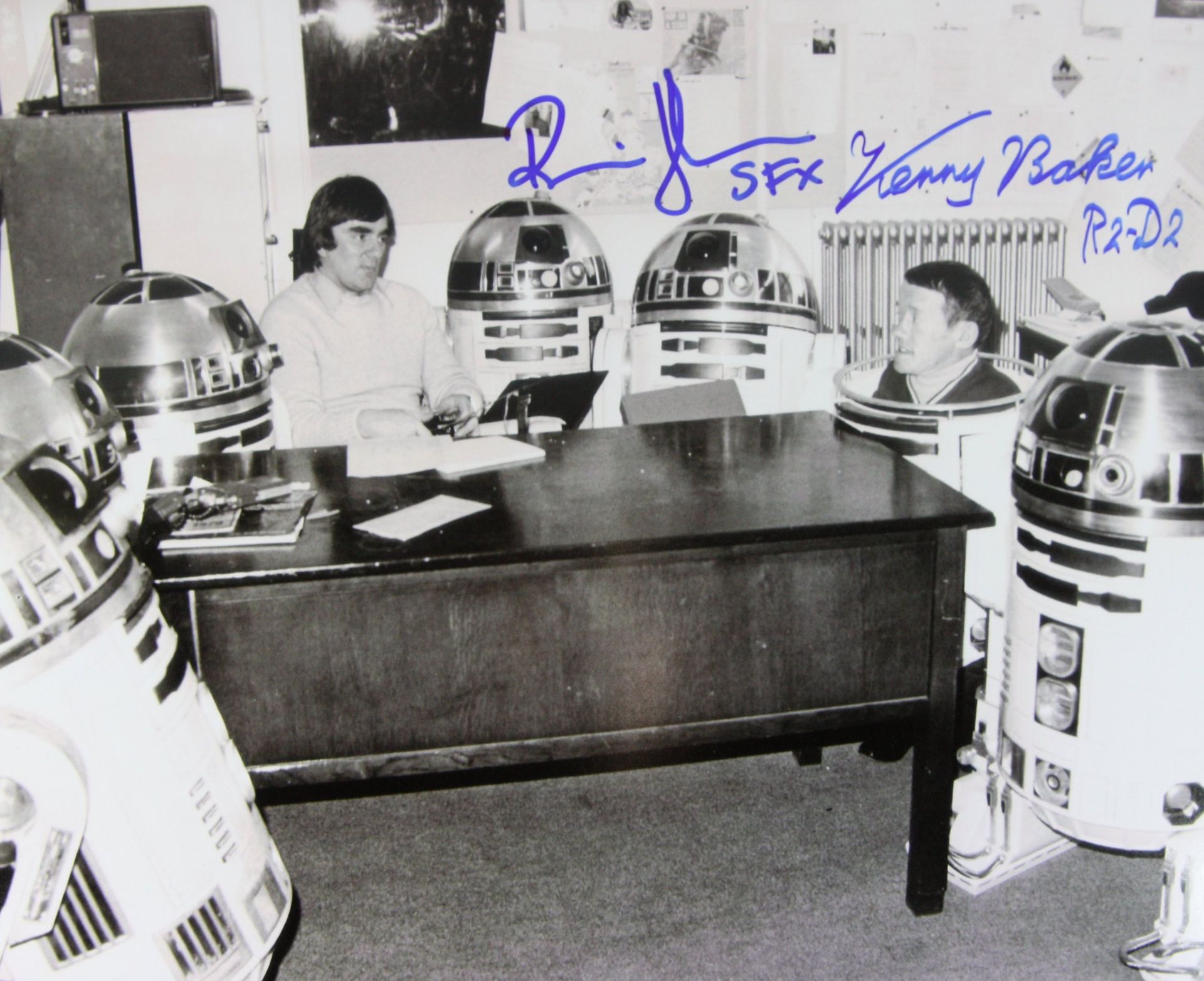 STAR WARS - EMPIRE STRIKES BACK - EFFECTS DEPT DUAL SIGNED 8X10" PHOTO