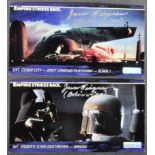 STAR WARS - EMPIRE STRIKES BACK - JASON WINGREEN (BOBA FETT) - SIGNED CARDS