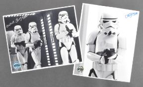 STAR WARS - TERRY CADE - OFFICIAL PIX SIGNED 8X10" PHOTOGRAPHS
