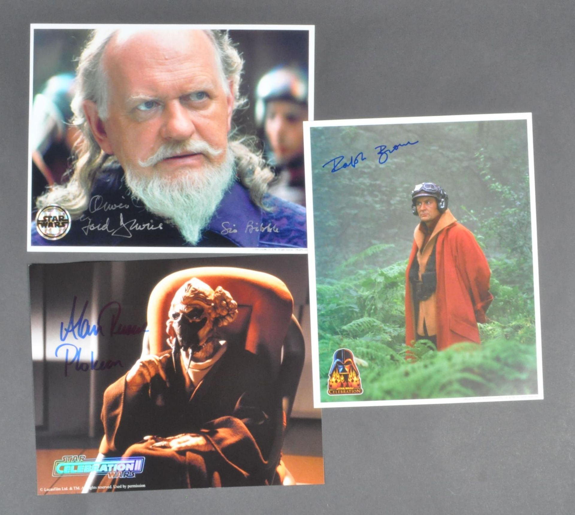 STAR WARS - PREQUEL TRILOGY - OFFICIAL PIX SIGNED PHOTO COLLECTION