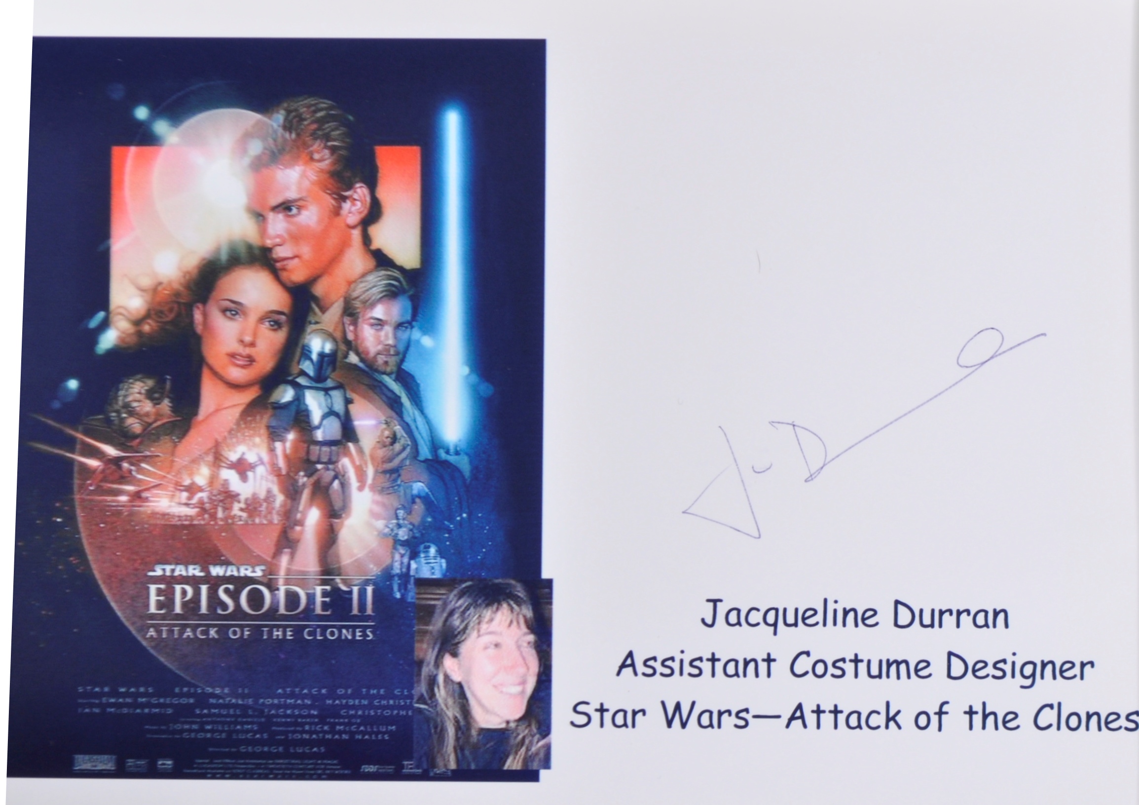 STAR WARS - PREQUEL TRILOGY - VARIOUS CAST / CREW AUTOGRAPHS - Image 3 of 12