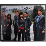 DOCTOR WHO - TORCHWOOD - CAST SIGNED 8X10" PHOTOGRAPH