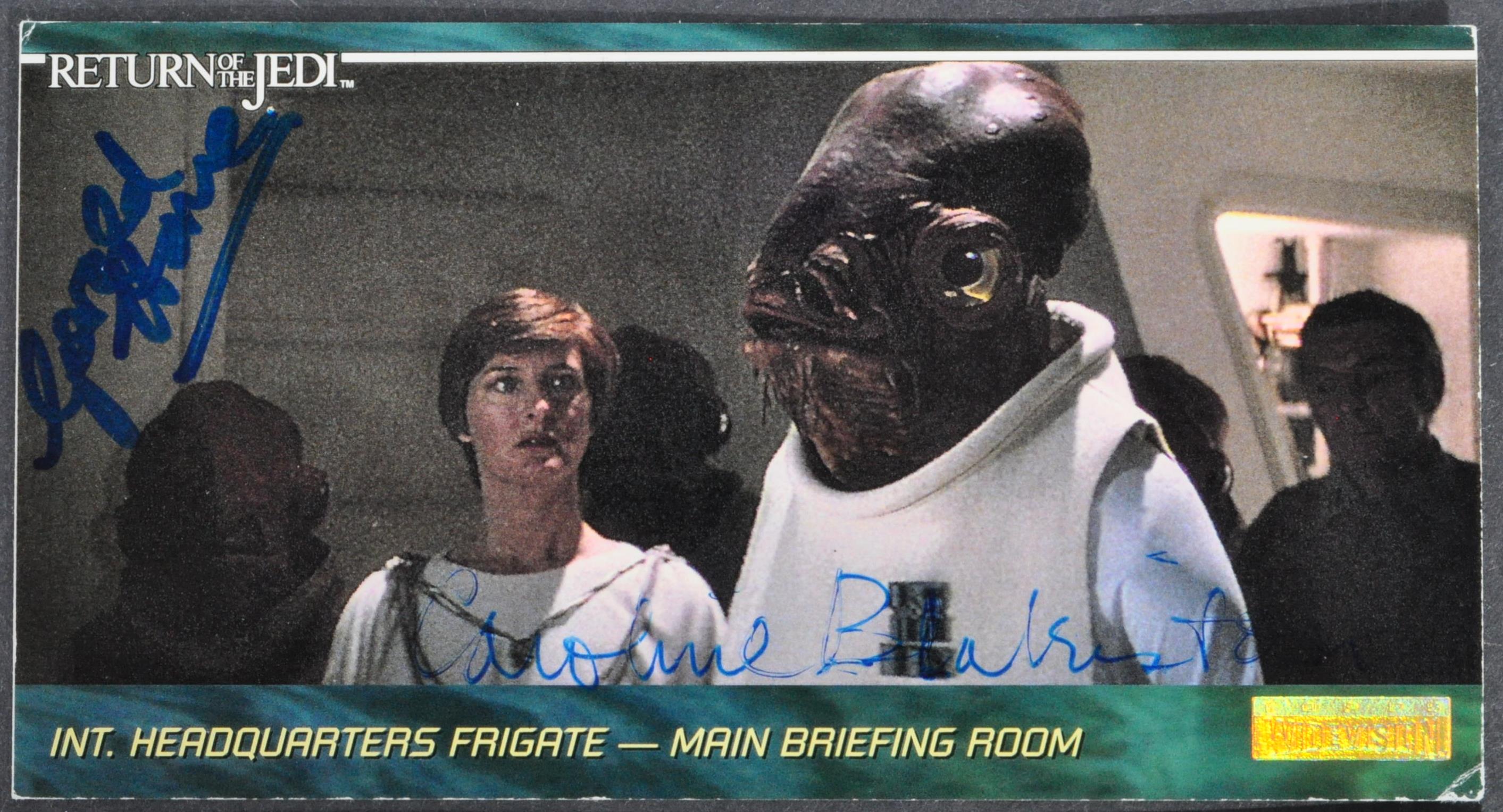 STAR WARS - ROTJ - REBELS MULTI-SIGNED TOPPS TRADING CARDS - Image 2 of 3