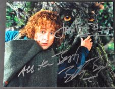 THE LORD OF THE RINGS - BILLY BOYD & JOHN RHYS DAVIES SIGNED 8X10" PHOTO