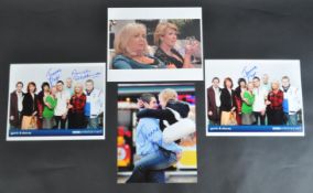 GAVIN & STACEY - BBC SITCOM - COLLECTION OF SIGNED 8X10" PHOTOS