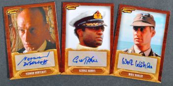 INDIANA JONES - TOPPS - COLLECTION OF OFFICIAL AUTOGRAPH TRADING CARDS