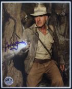 INDIANA JONES - HARRISON FORD - OFFICIAL PIX AUTOGRAPHED 8X10" PHOTO