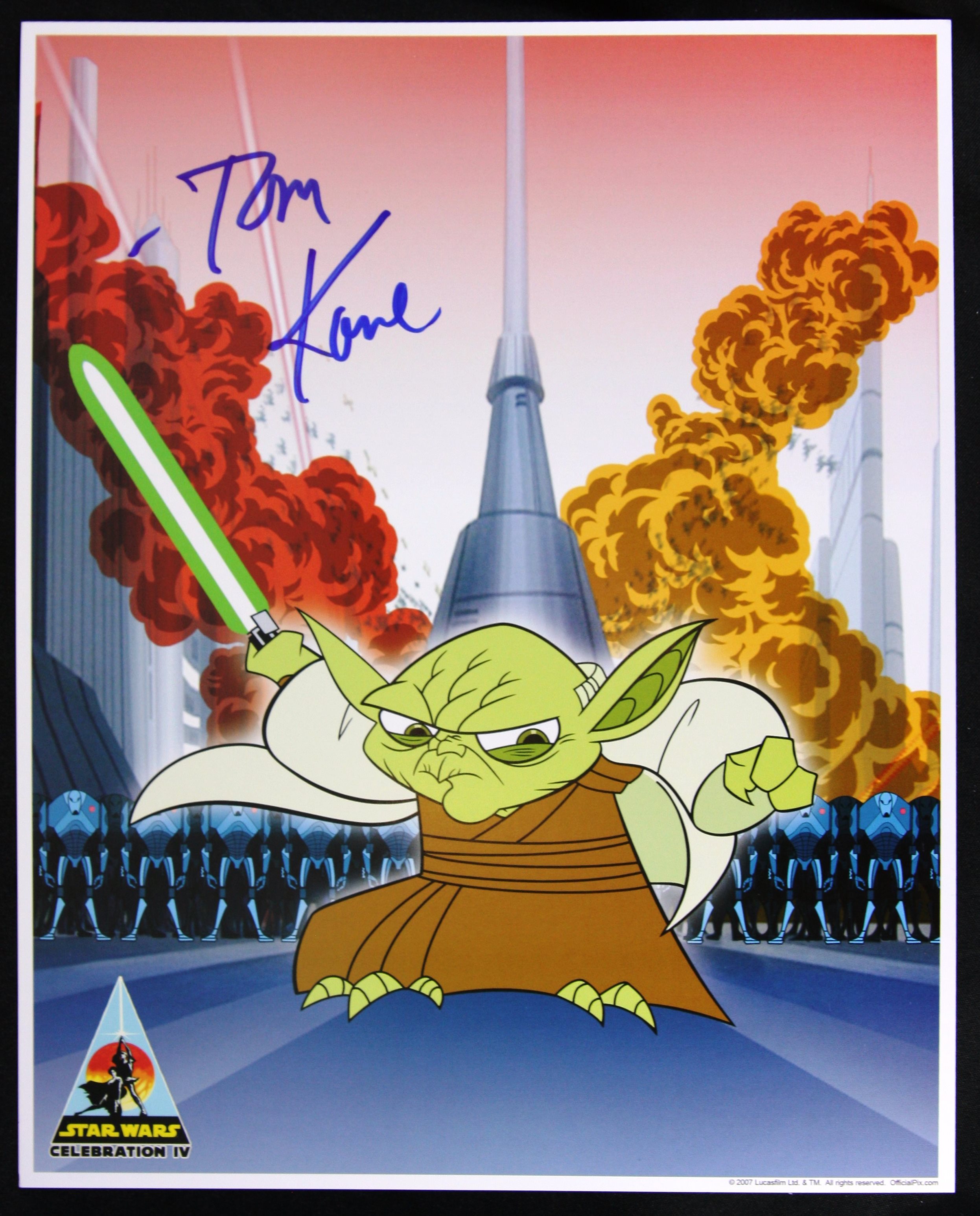 STAR WARS - THE CLONE WARS - TOM KANE (VOICE) - OFFICIAL PIX 8X10"