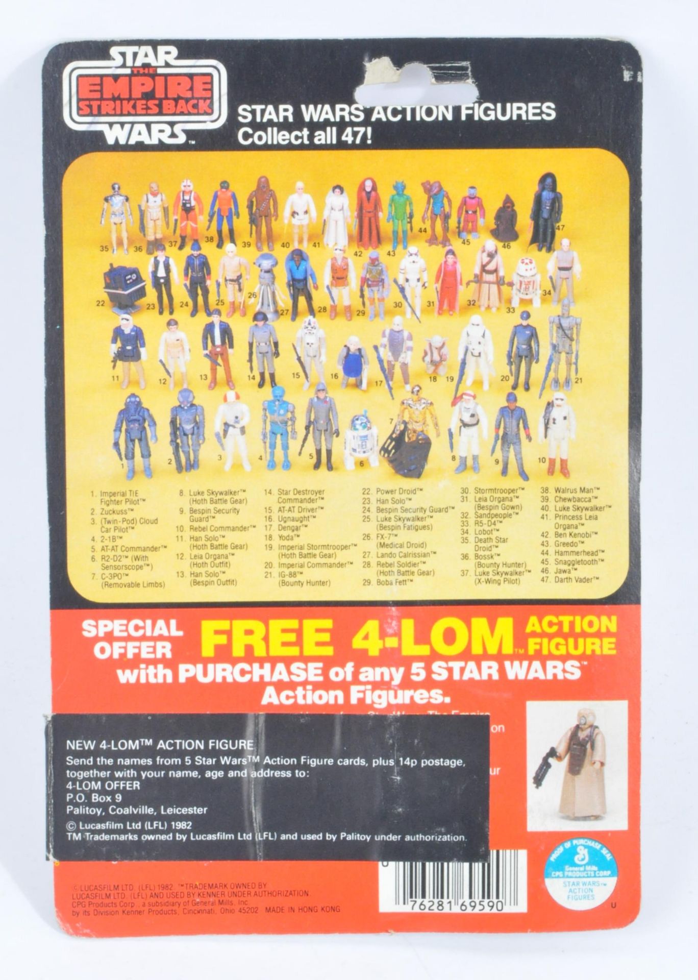 STAR WARS - ORIGINAL VINTAGE MOC CARDED ACTION FIGURE - Image 2 of 6