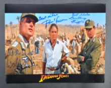 INDIANA JONES - RAIDERS OF THE LOST ARK - TRIPLE SIGNED 8X10"