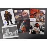 STAR WARS - RETURN OF THE JEDI - COLLECTION OF SIGNED 8X10" PHOTOS