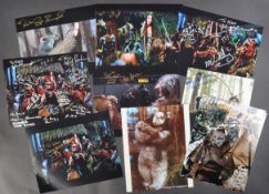 STAR WARS - RETURN OF THE JEDI - EWOKS - LARGE COLLECTION OF SIGNED PHOTOS