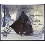 STAR WARS - EMPIRE STRIKES BACK - HOTH MULTI-SIGNED OFFICIAL PIX 8X10"