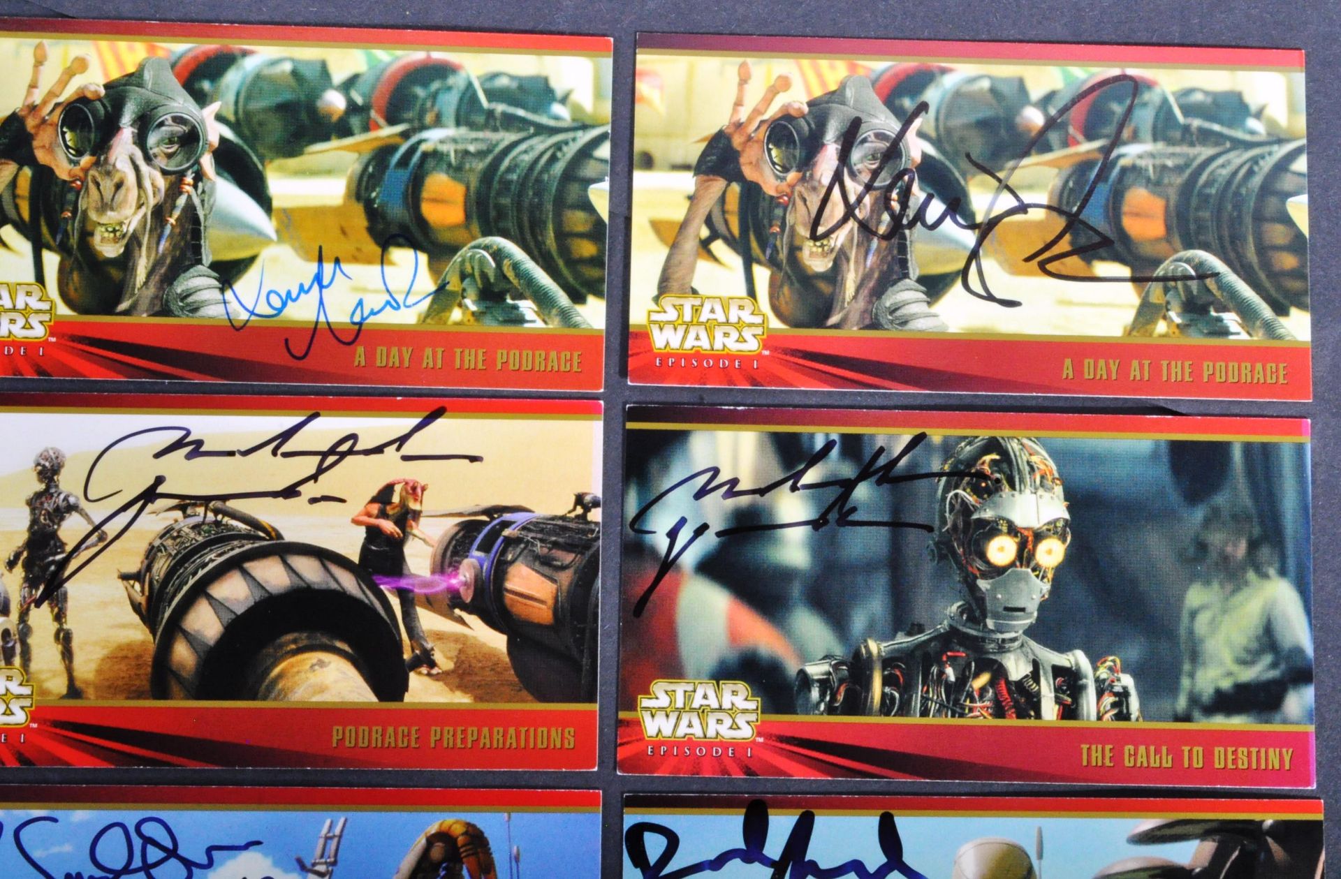 STAR WARS - EPISODE I - TOPPS WIDEVISION AUTOGRAPHED TRADING CARDS - Bild 3 aus 4