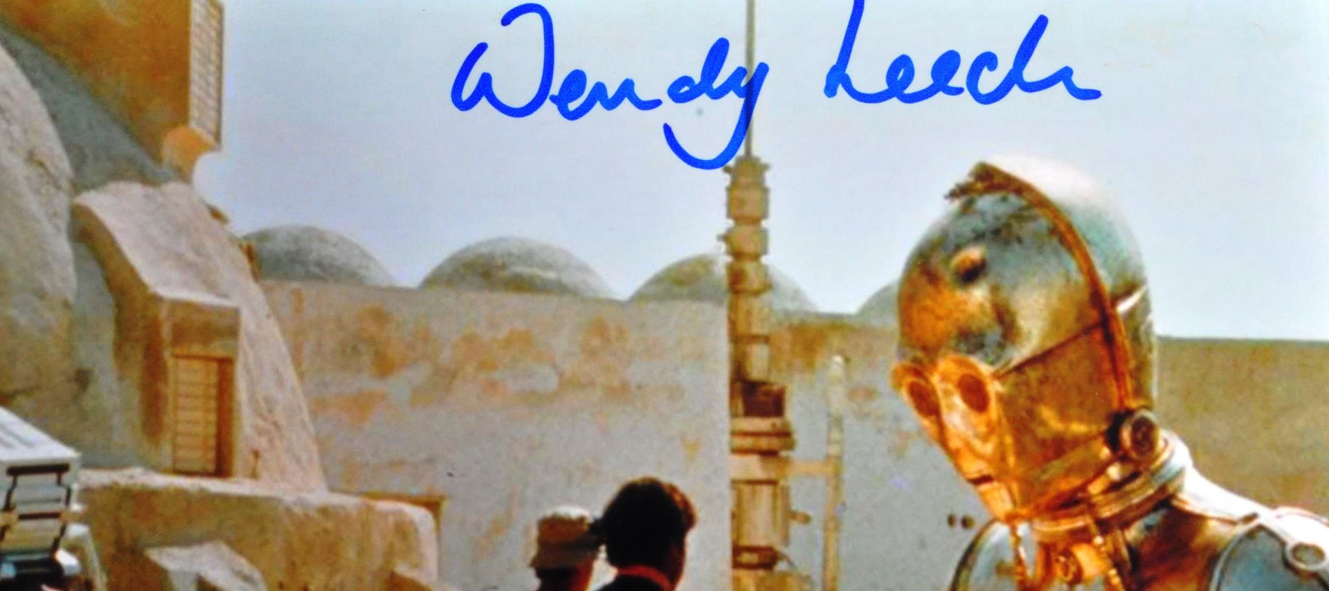 STAR WARS - KENNY BAKER & WENDY LEECH SIGNED 8X10" PHOTO - Bild 2 aus 3