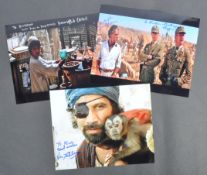 INDIANA JONES - RAIDERS - COLLECTION OF CAST AUTOGRAPHS