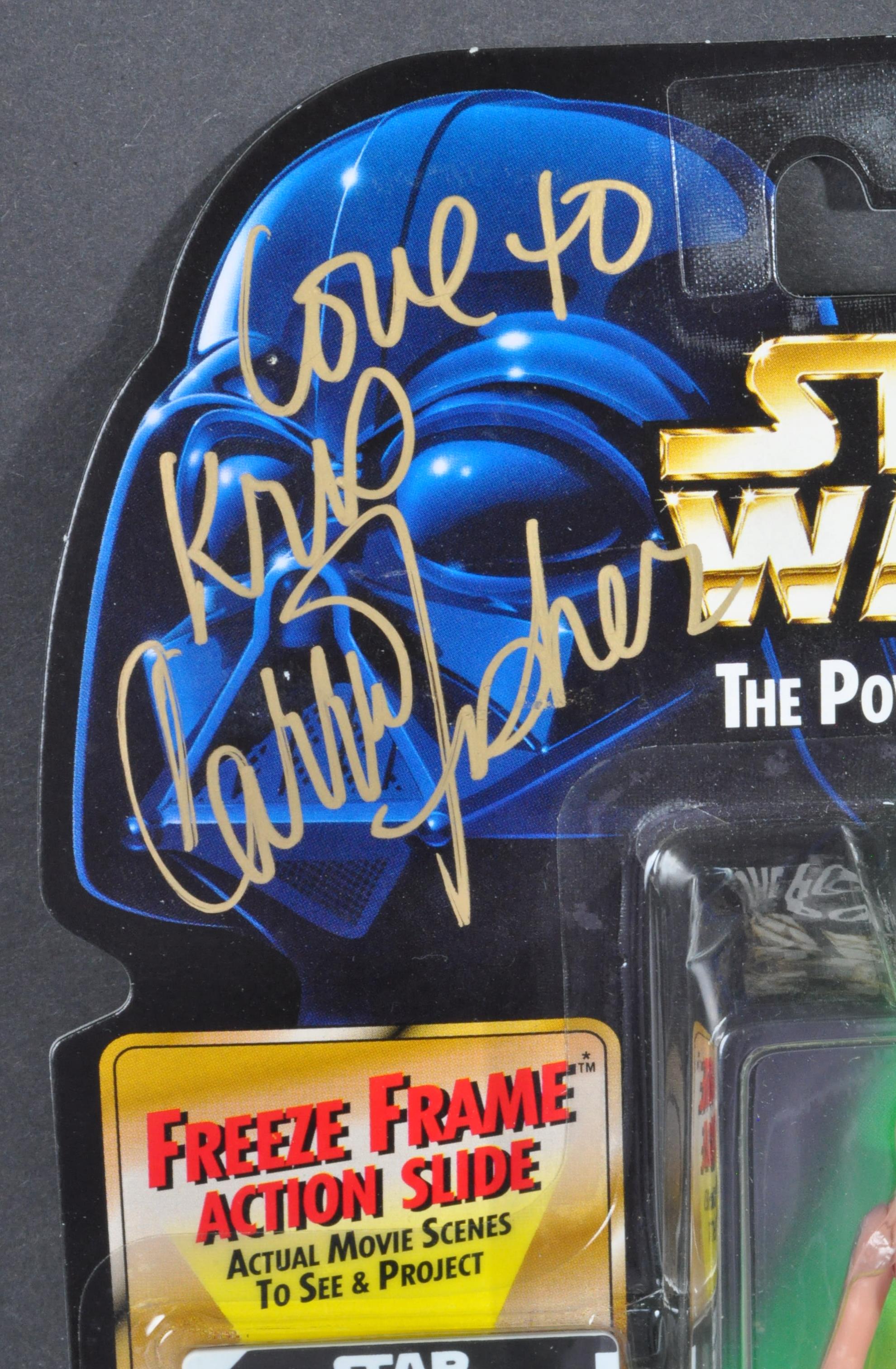 STAR WARS - CARRIE FISHER (1956-2016) - AUTOGRAPHED KENNER ACTION FIGURE - Image 2 of 3