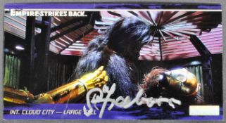 STAR WARS - STUART FREEBORN (1914-2013) - AUTOGRAPHED TRADING CARD