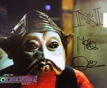 STAR WARS - CELEBRATION II - MIKE QUINN SIGNED 8X10" PHOTOGRAPH