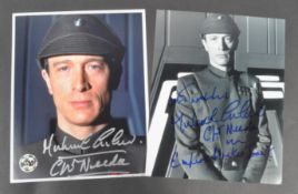 STAR WARS - MICHAEL CULVER - X2 AUTOGRAPHED 8X10" PHOTOS