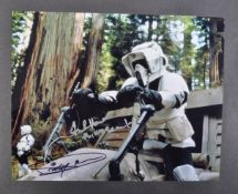 STAR WARS - ROTJ - FRANK HENSON & DICKEY BEER - SIGNED 8X10" PHOTO