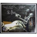 STAR WARS - SPECIAL EFFECTS - EMPIRE STRIKES BACK TRIPLE SIGNED PHOTO