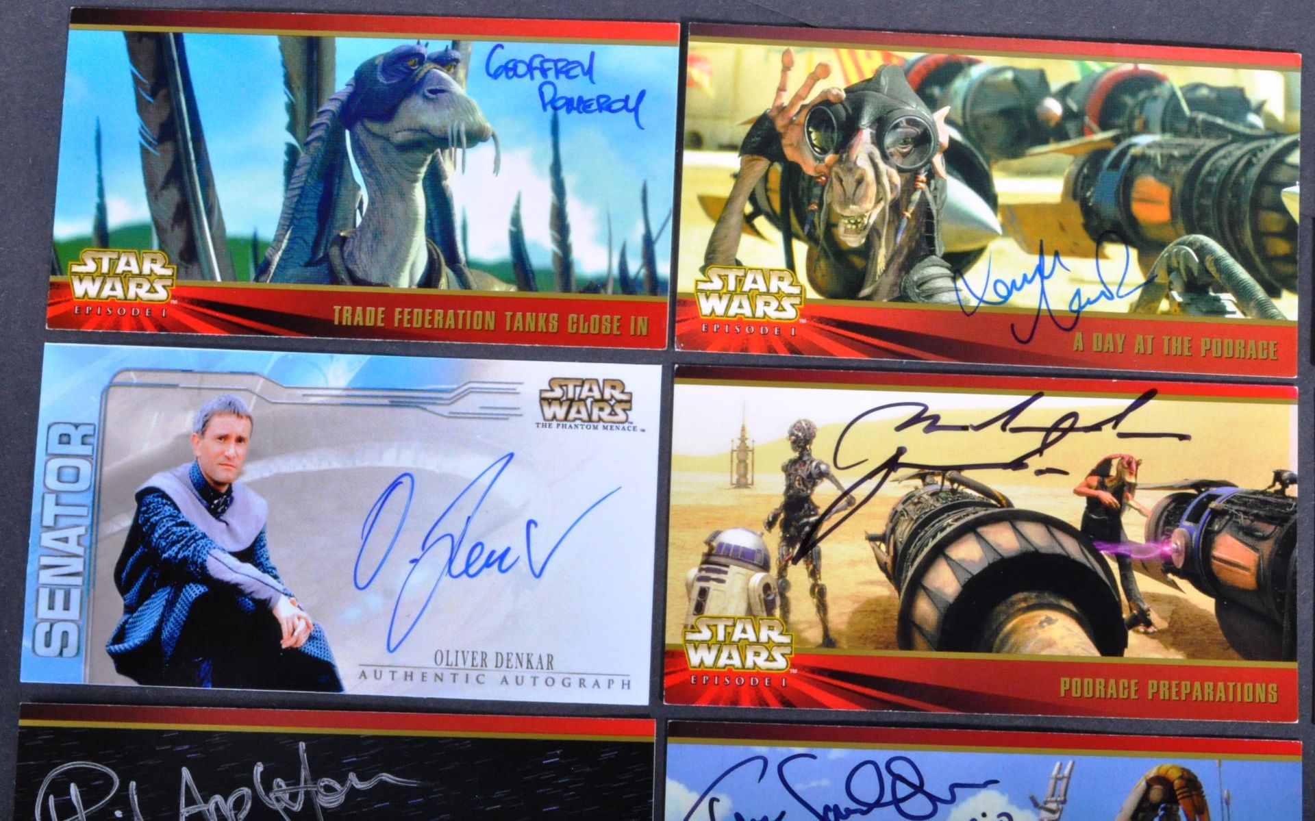 STAR WARS - EPISODE I - TOPPS WIDEVISION AUTOGRAPHED TRADING CARDS - Bild 2 aus 4