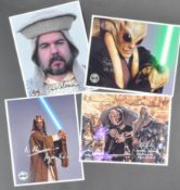 STAR WARS - PREQUEL TRILOGY - COLLECTION OF OFFICIAL PIX AUTOGRAPHS