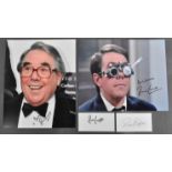 BRITISH COMEDY - THE TWO RONNIES - COLLECTION OF AUTOGRAPHS