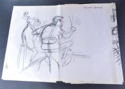 DISNEY - RICHARD BAZLEY - HAND DRAWN GESTURE DRAWINGS