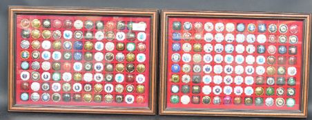 COLLECTION OF VINTAGE CORK BOTTLE TOPS - CHAMPAGNE