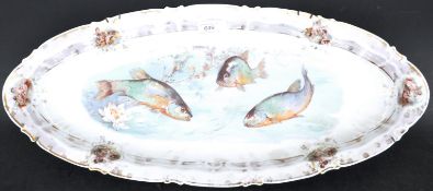 19TH CENTURY FRENCH PORCELAIN SERVING PLATE