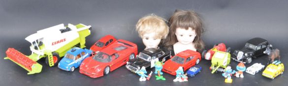 COLLECTION OF VINTAGE 20TH CENTURY TOY VEHICLES
