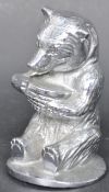 VINTAGE 20TH CENTURY BEAR CHROME CAR MASCOT