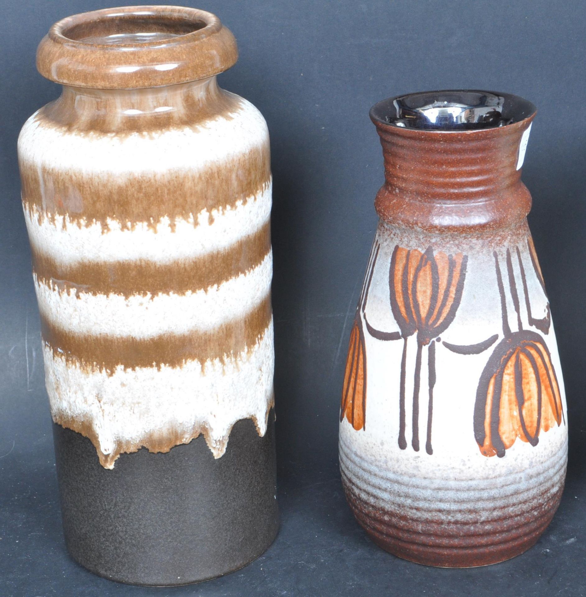 THREE MID 20TH CENTURY WEST GERMAN VASES - Bild 6 aus 8